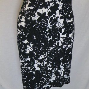 Talbot floral Black/white skirt